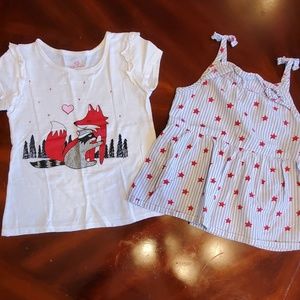 2 girls 4T shirts